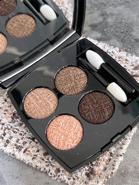 chanel 352 eyeshadow|Chanel tweed eyeshadow.